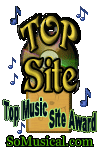 Top Music Site Award for useful and informative content